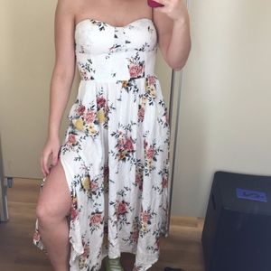 White Floral Dress